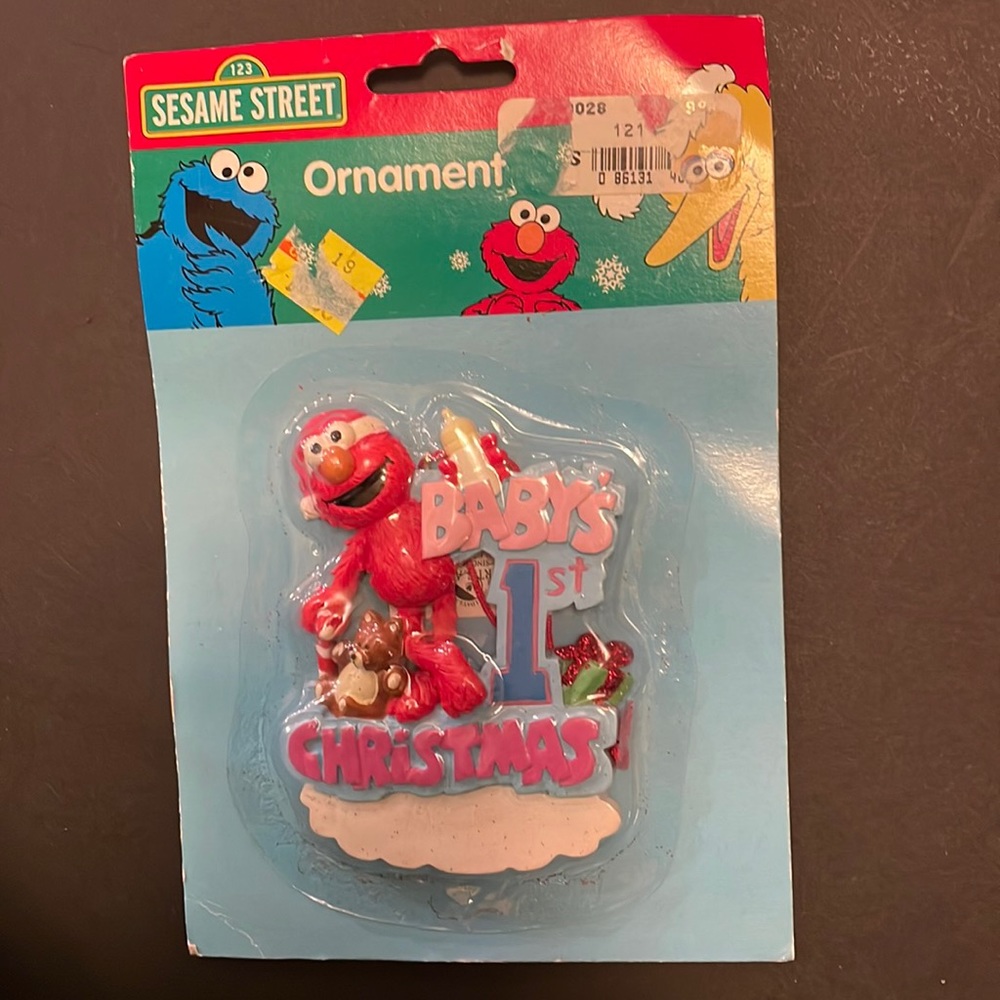 Kurt Adler Sesame Street Elmo Christmas Ornament